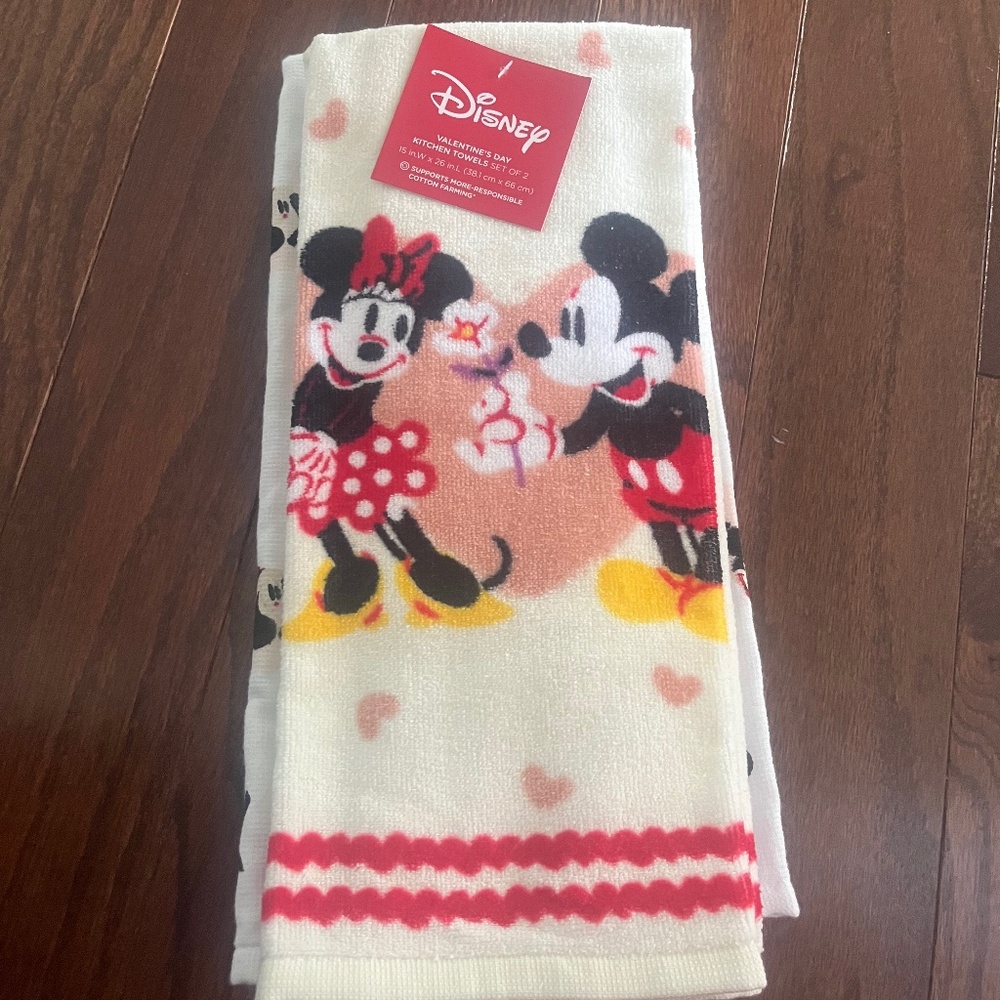 Disney Valentines Day Towels